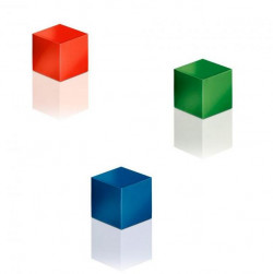 Magnety Sigel na sklenené tabule, kocka farebné 3 ks