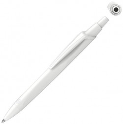 Guľôčkové pero Schneider Reco biele s čiernou náplňou