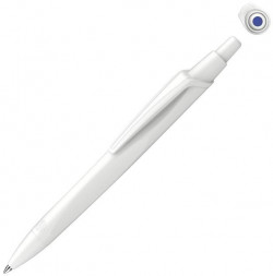 Guľôčkové pero Schneider Reco biele s modrou náplňou