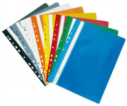 Rýchloviazač PVC s eurodierovaním DONAU lesklý čierny