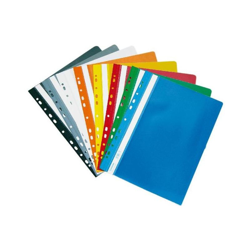 Rýchloviazač PVC s eurodierovaním DONAU lesklý žltý