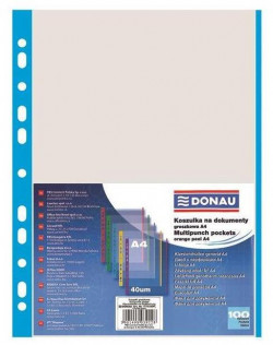 Euroobal DONAU A4 40mic s modrým okrajom