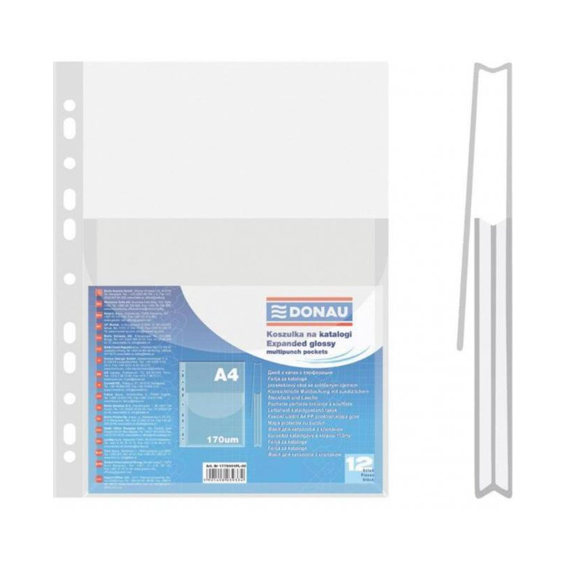 Euroobal na katalógy DONAU s chlopňou 12ks