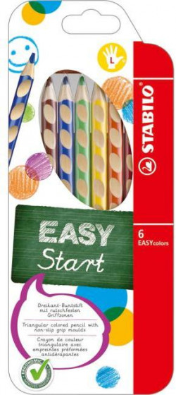 Drevené pastelky EASYcolors L 6sada