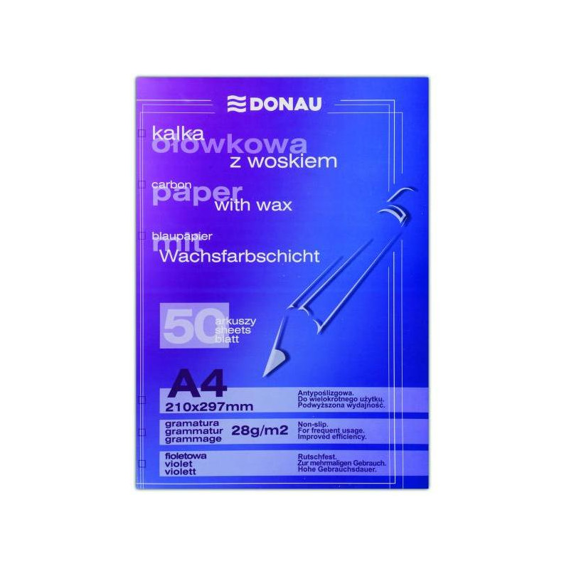 Uhľový papier fialový 50 ks