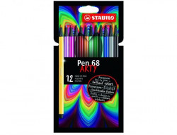 Sada popisovačov STABILO Pen 68/12S `ARTY`