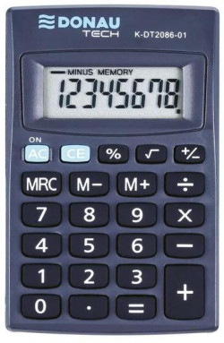 Kalkulačka Donau Tech K-DT2086 čierna