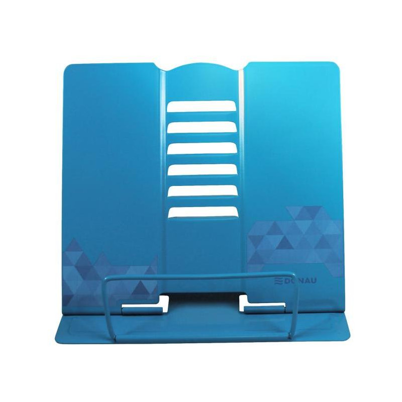 Stojan na knihy DONAU kovový, pre mládež, modrý