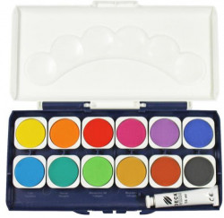 Vodové farby DONAU 12 farieb + beloba