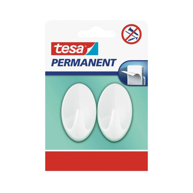 Háčiky Tesa plastové 2ks