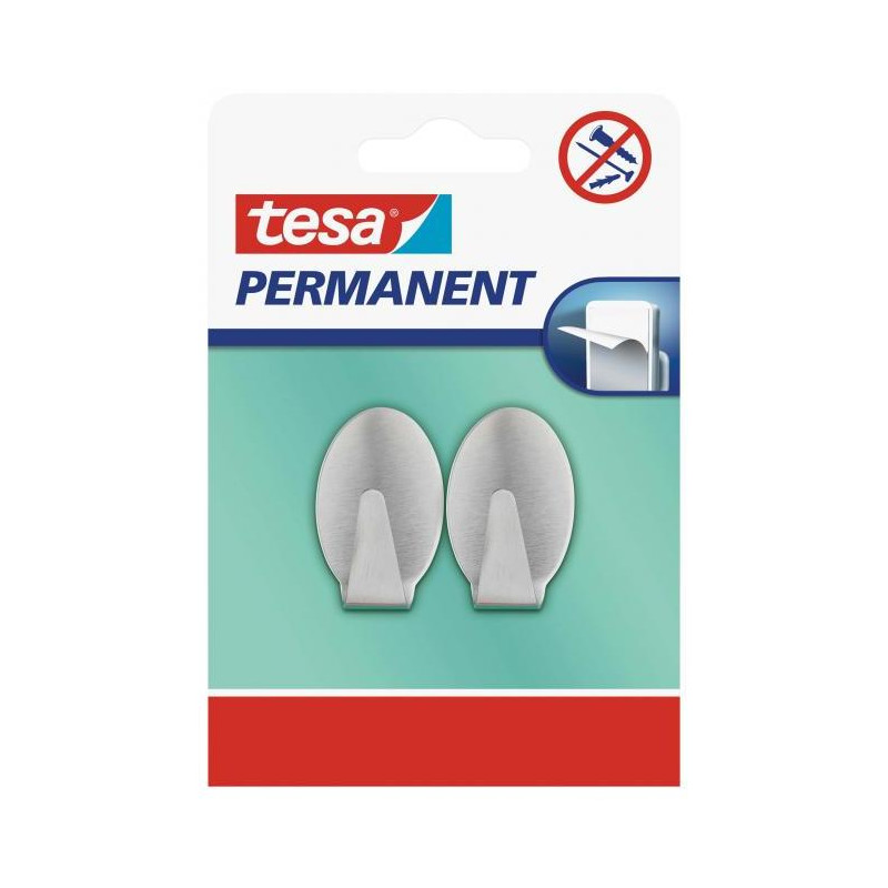 Háčiky Tesa nerezové 2ks