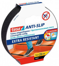 Protišmyková páska Tesa 25 mm x 5 m čierna