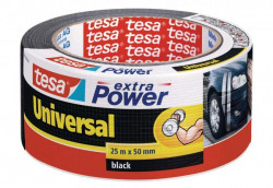 Textilná páska TESA silne lepiaca čierna 50 mm x 25 m