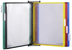 Nástenný kovový držiak TARIFOLD A4 pre 10 vreciek