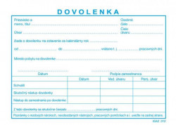 Dovolenka A6
