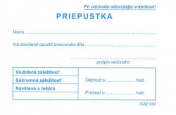 Priepustka A7