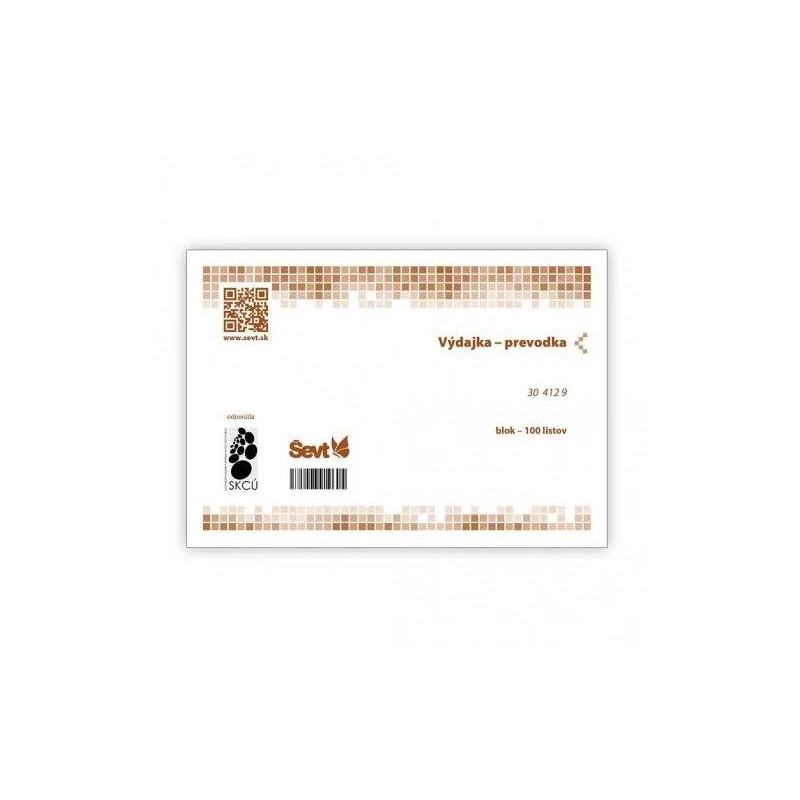 Výdajka - prevodka, A5, 100 listov