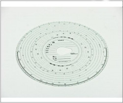 Tachografické kotúče Kienzle 125-24 4KA, 100 ks