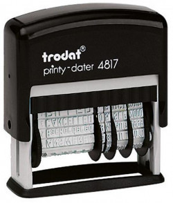 Pečiatka dátumová a textová Trodat 4817