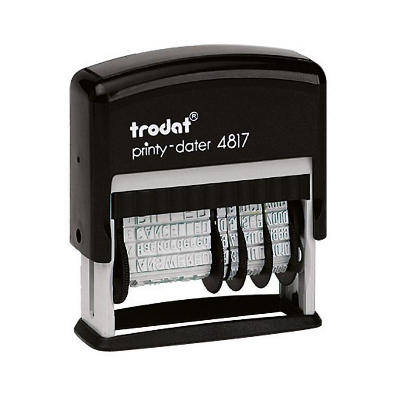 Pečiatka dátumová a textová Trodat 4817