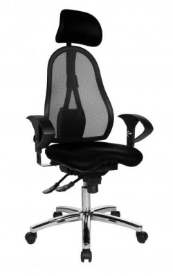 Kancelárska stolička SITNESS 45 čierna