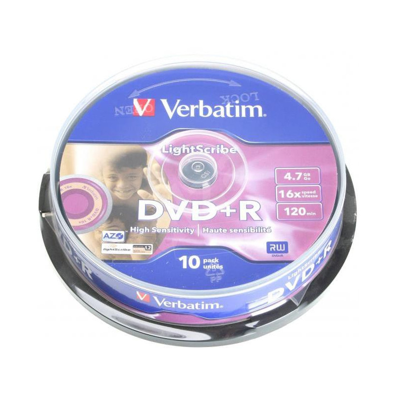 Verbatim DVD+R 16x cake10