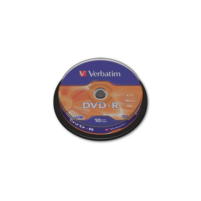 Verbatim DVD-R 16x cake10