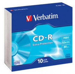 Verbatim CD-R 700MB 52x Extra protection surface slim