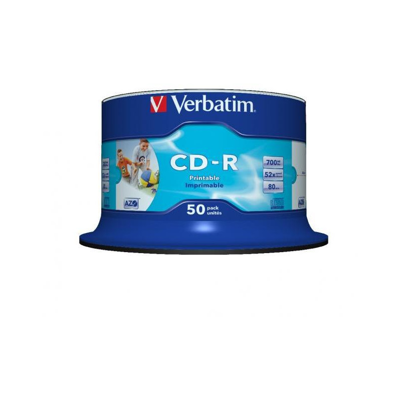 Verbatim CD-R printable cake 50 ks
