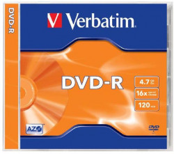 Verbatim DVD-R 16x klas.obal