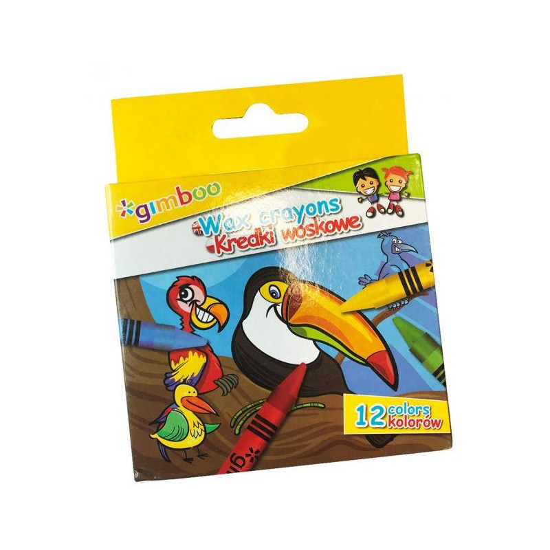 Voskovky 12 farieb Gimboo