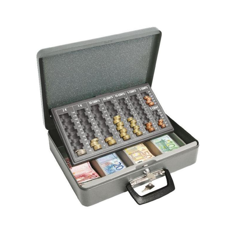 Euro-pokladnička WEDO Universa eco 370x100x280mm sivá