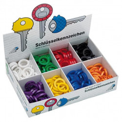 Označovacie krúžky na kľúče WEDO mix farieb 200ks