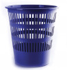Kôš plastový rebrovaný 12l modrý