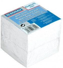 Bloček kocka nelepená, 83x83x75 mm, biela