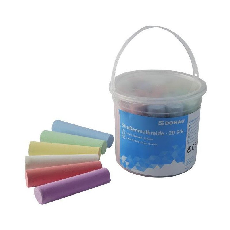 Krieda na chodník DONAU 6 farieb 20 ks
