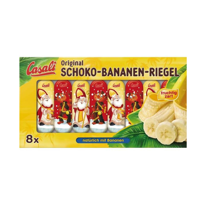 Casali Banány v čokoláde Mikuláš a čert 110g