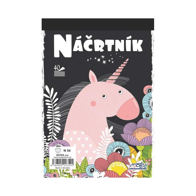 Náčrtník N54 A5 40listov