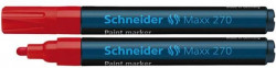 Lakový popisovač Schneider 270 červený
