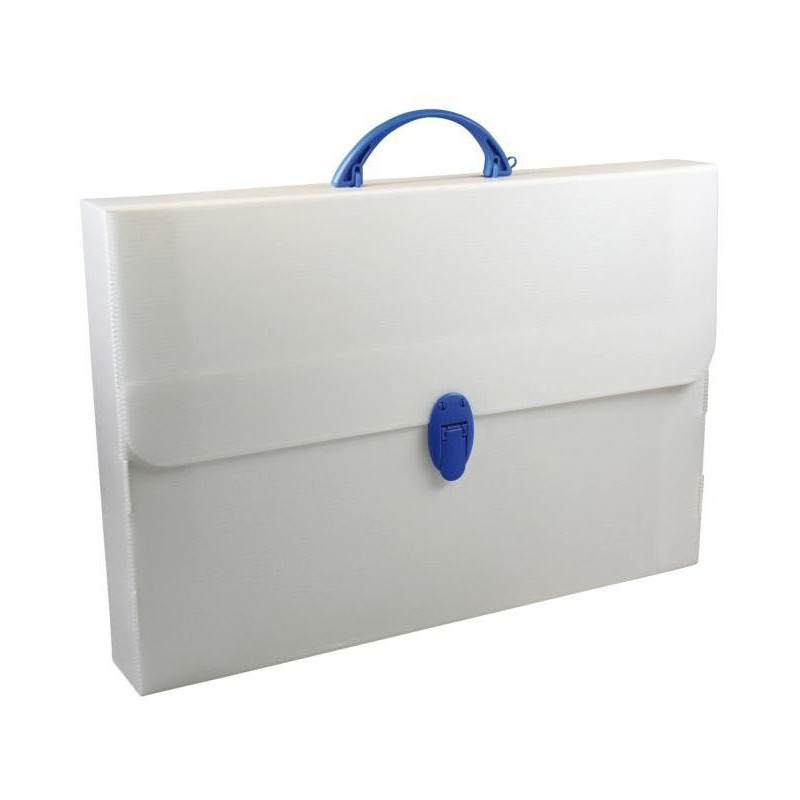 Aktovka plastová A3 s držadlom DONAU transparentná