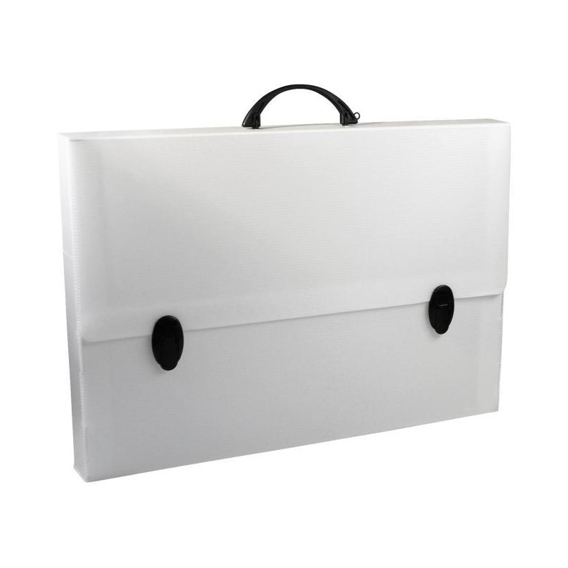 Aktovka plastová A3+ s držadlom DONAU transparentná