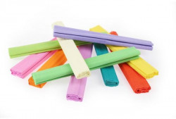 Krepový papier Gimboo 50x200cm mix pastelových farieb