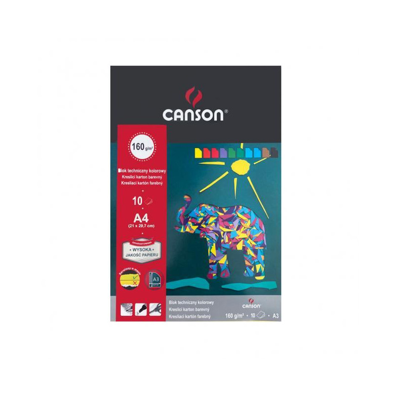 Farebný výkres, A4, mix 10 farieb, 160g, `Šport`