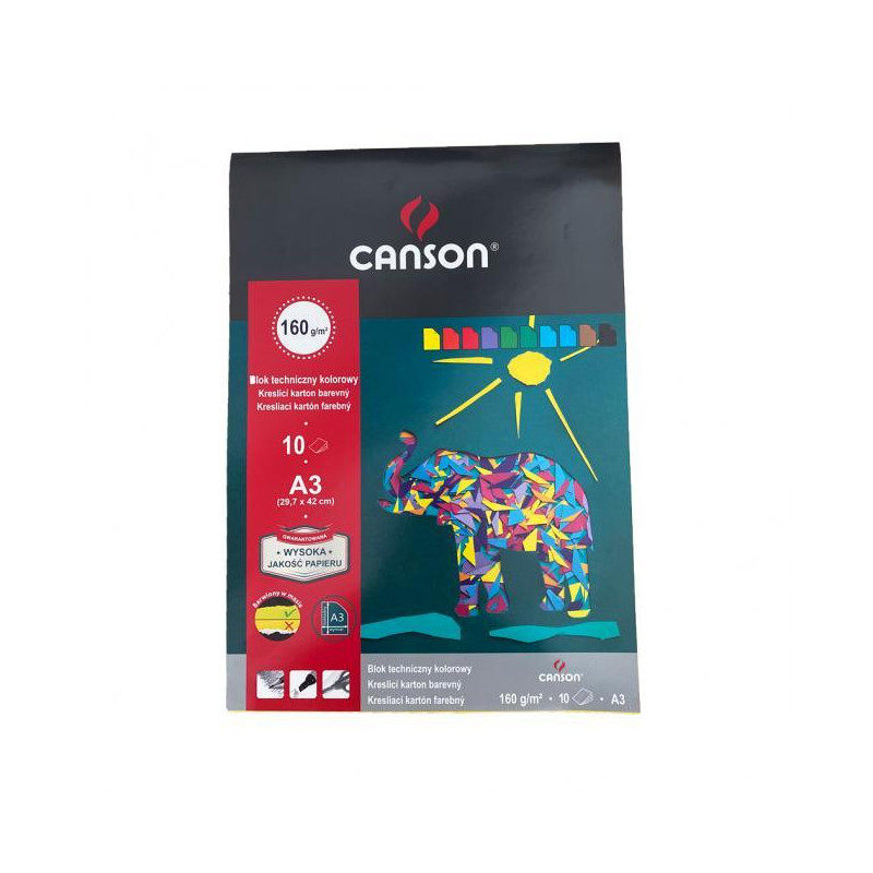 Farebný výkres, A3, mix 10 farieb, 160 g, `Šport`