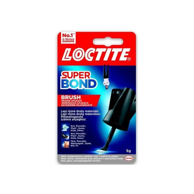 Sekundové lepidlo Loctite Super Bond Brush 5 g