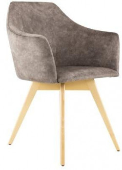 Konferenčné kreslo Ravenna Legno, drevené nohy, látka VIS001 béžová