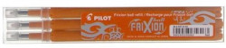 Náhradná náplň do gumovacieho rollera PILOT Frixion 0,7mm oranžová 3ks