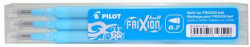 Náhradná náplň do gumovacieho rollera PILOT Frixion 0,7mm svetlomodrá 3ks