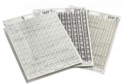 Drôtové hrebene Renz 12,7mm červené 3:1