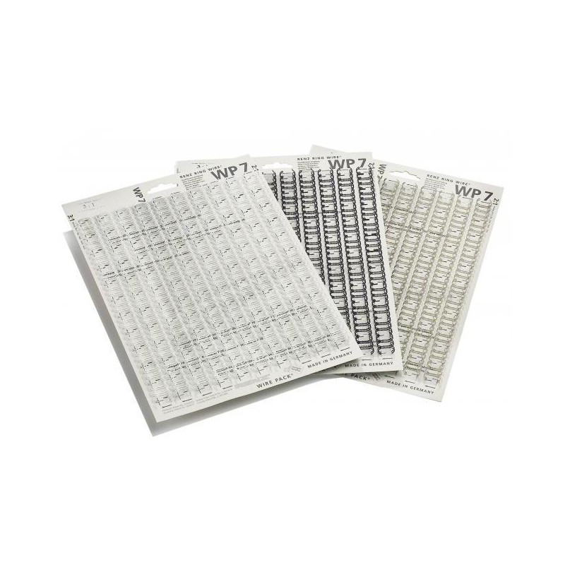 Drôtové hrebene Renz 12,7mm červené 3:1